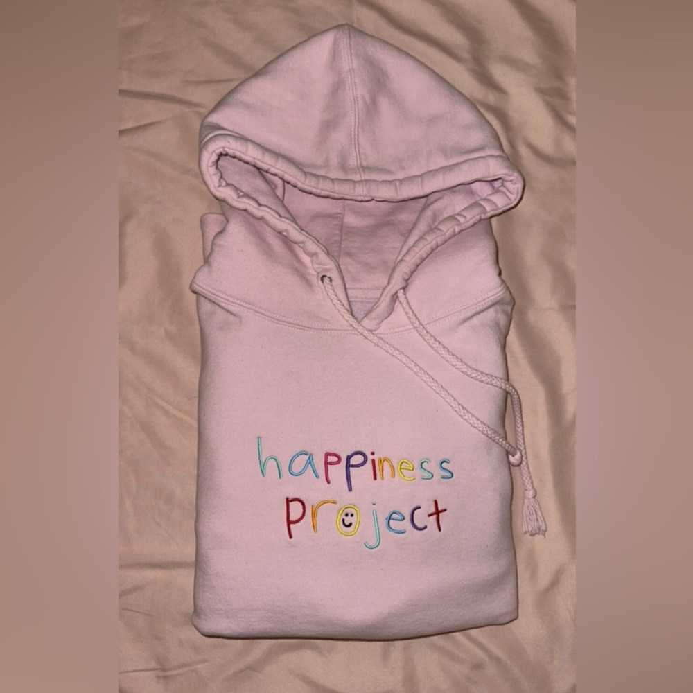 SOLD Happiness Project Hoodie - Pink